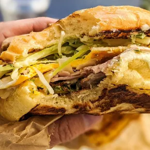 Cubano sandwich.