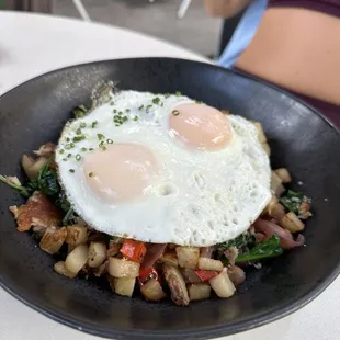 Pork belly hash