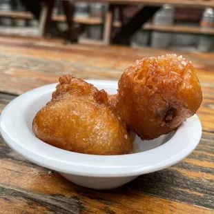 Pork belly doughnut