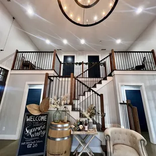 the entrance to the winery