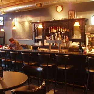 a man sitting at a bar