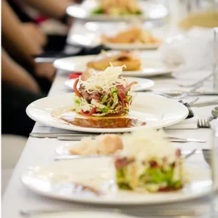 Catering options are always custom and fresh for your special event.