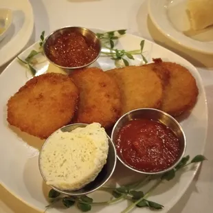 Fried green tomato appetizer