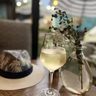 Rained last night so we sat indoors, with a view of their beautiful fountain