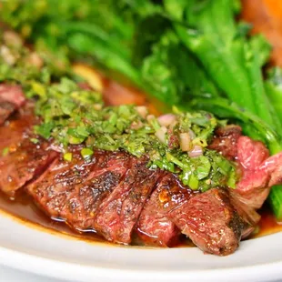 steak, food