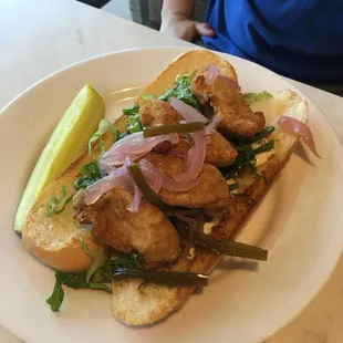 Fried Oyster Sandwich