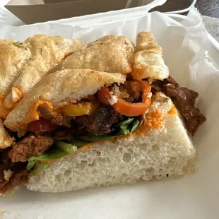 Smoked Veggie Pepperoni Sandwich