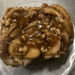 HOme made carmel rolls available Friday-Sunday
