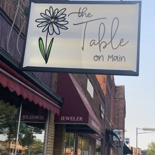 Main Street sign.