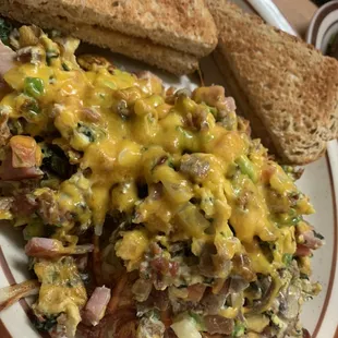 Meatlovers scrambler, one of many scramblers available.