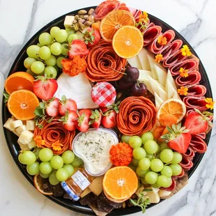 Americana Charcuterie, themed for &quot;cutie&quot; clementine baby shower.