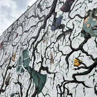 Mural on side of building