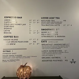 Menu (Oct. 2021)