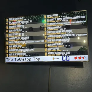 tap menu