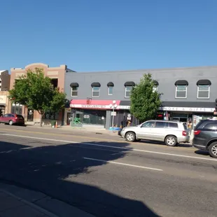 Location across from Kaufman's Big and Tall store