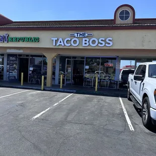 the front of the store