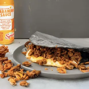 We can make blue corn tortillas upon request!