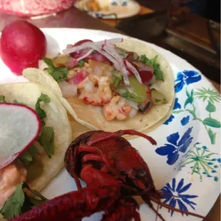 Crawdad Taco's!