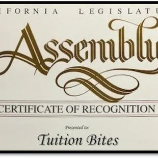 California Assembly Award