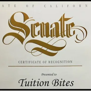 Senate Award