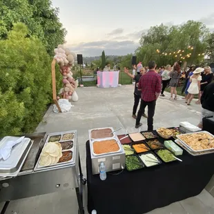 Taco Catering Setup