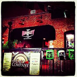 The Taco Company inside Back Alley Bar