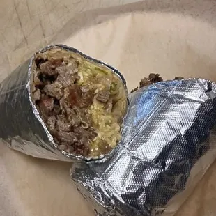 Asada burrito