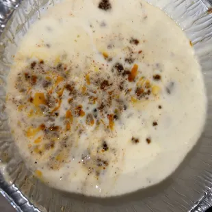 My queso dip lacking any chorizo. :(