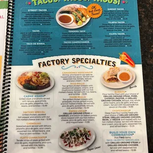 ramen and noodles, menu