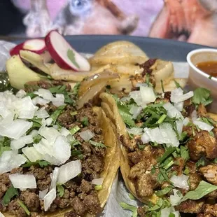 Steak taco, street taco