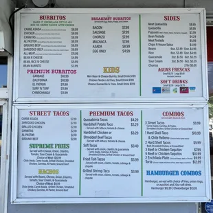 This is the new menu.