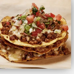 3-Layer Ground Beef Tostada
