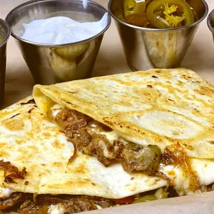 Brisket Quesadilla