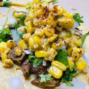 Jerk Steak w/Sweet Roasted Corn