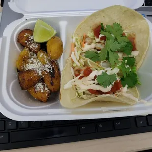 Food truck day at work, yeahhhh baby! It&apos;s mostly a gluten free menu, too!