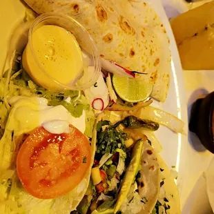Variety of tacos