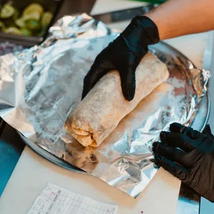 Burritos the size of your face.