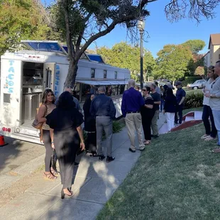 Everyone loved the tacos and the truck was super cool.