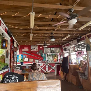 Inside the Taco Shack area