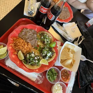 Taco de asada, Taco de Tripa &amp; Birria de Res.