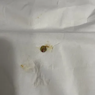 Nail jewel found in burrito