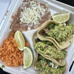 Taco plate!!!!! Soooooooo good