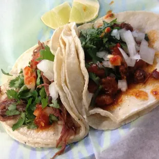 Lamb &amp; pastor tacos