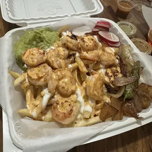 Shrimp fries, delicious!