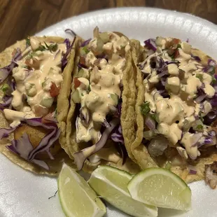 Fish Taco- Shrimp Taco- Octopus Taco