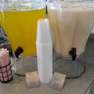 Quench your, and your guests thirst with our Pineapple and Horchata Mexican waters from The Taco Specialist!