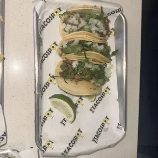 Carne asada tacos