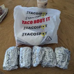 Our $44 take out order