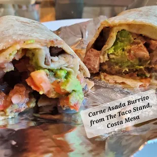 Carne Asada Burrito