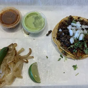Taco Campechano with corn tortilla (9.1/10)